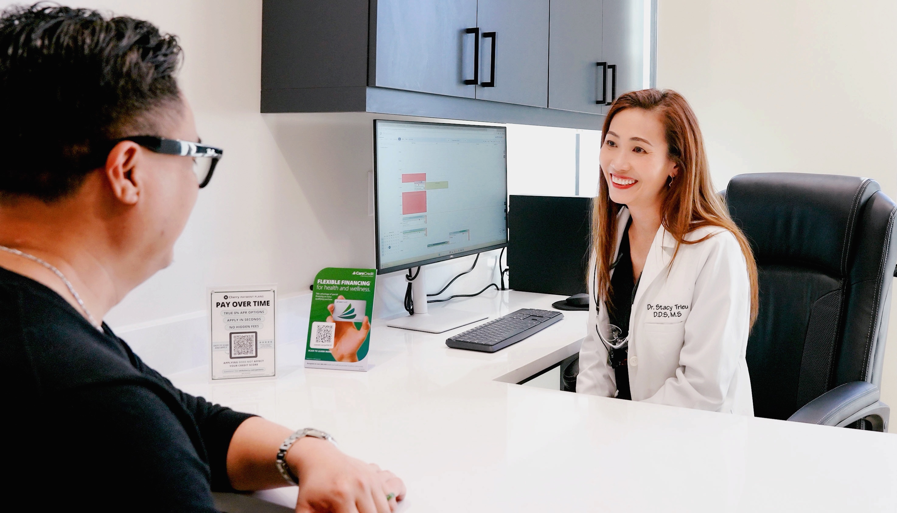 Calm welcoming dental experience